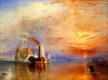 Turner Painting - El Fighting Temeraire fue arrastrado a su último atracadero para ser desguazado Turner